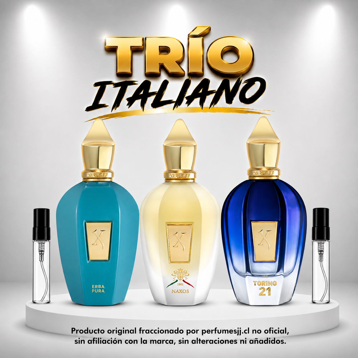 Pack Decant Trío Italiano Xerjoff