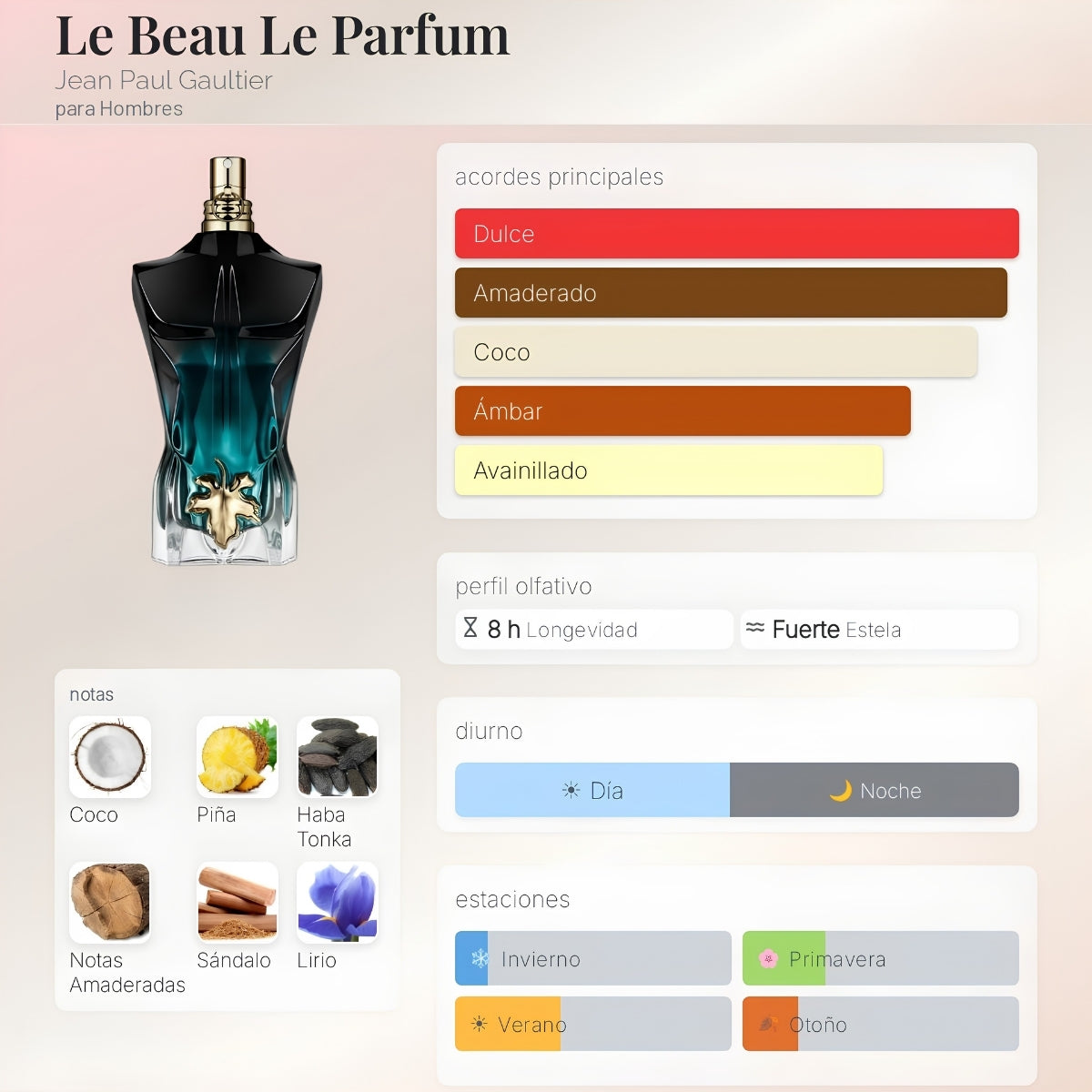 Jean Paul Gaultier Le Beau Le Parfum Intense - Decant