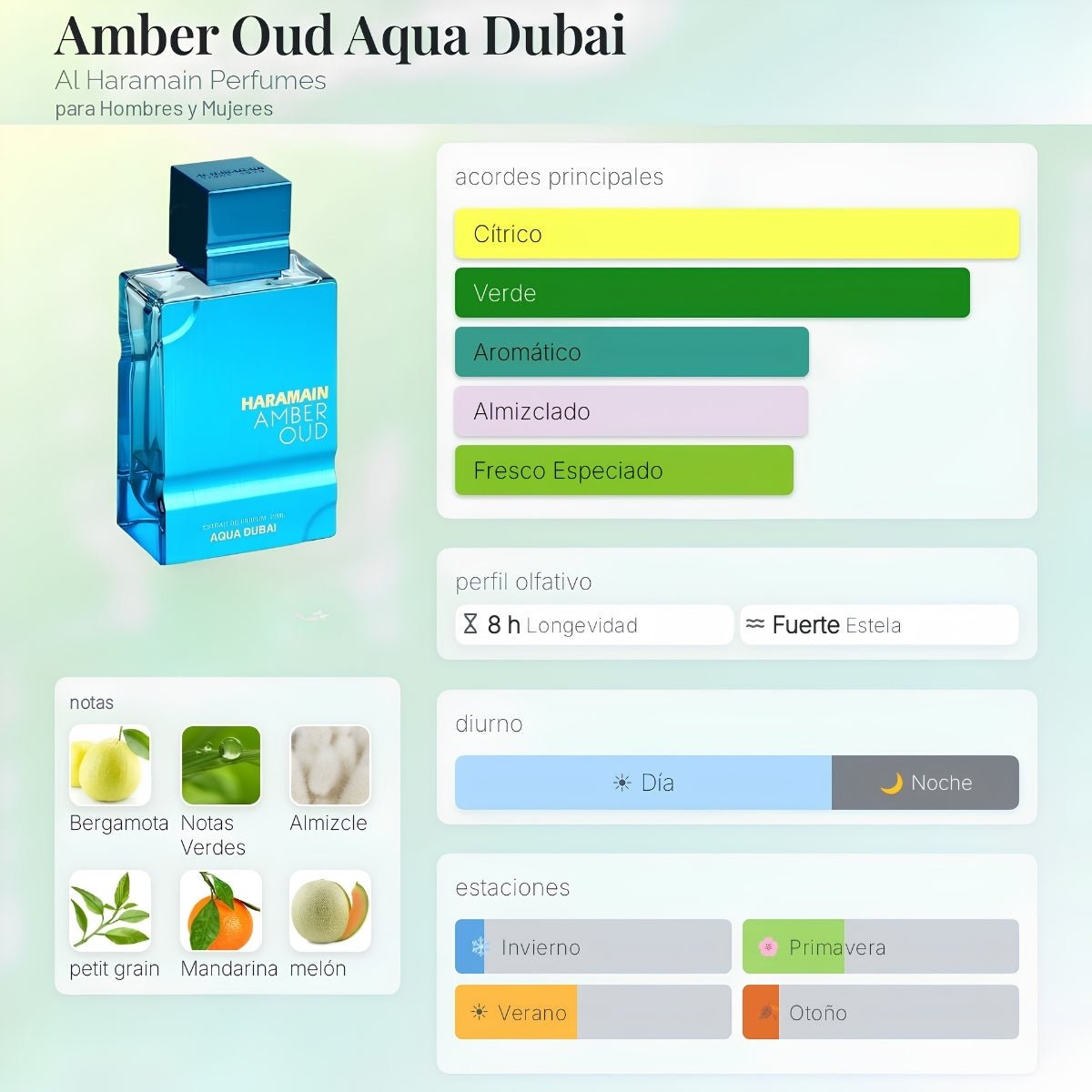 DECANT AL HARAMAIN AQUA DUBAI EXTP - PERFUMESJJ.CL