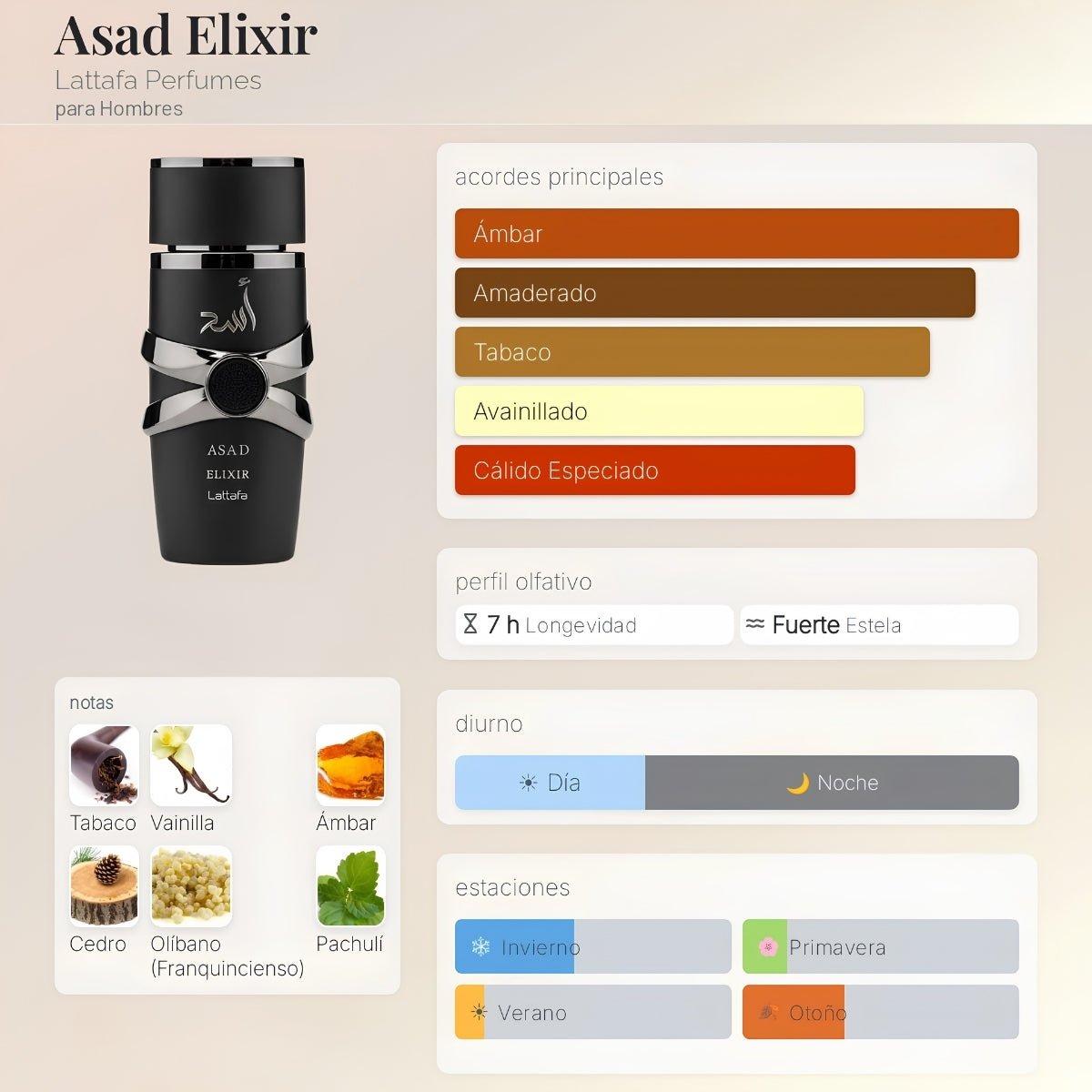 DECANT LATTAFA ASAD ELIXIR EDP - PERFUMESJJ.CL