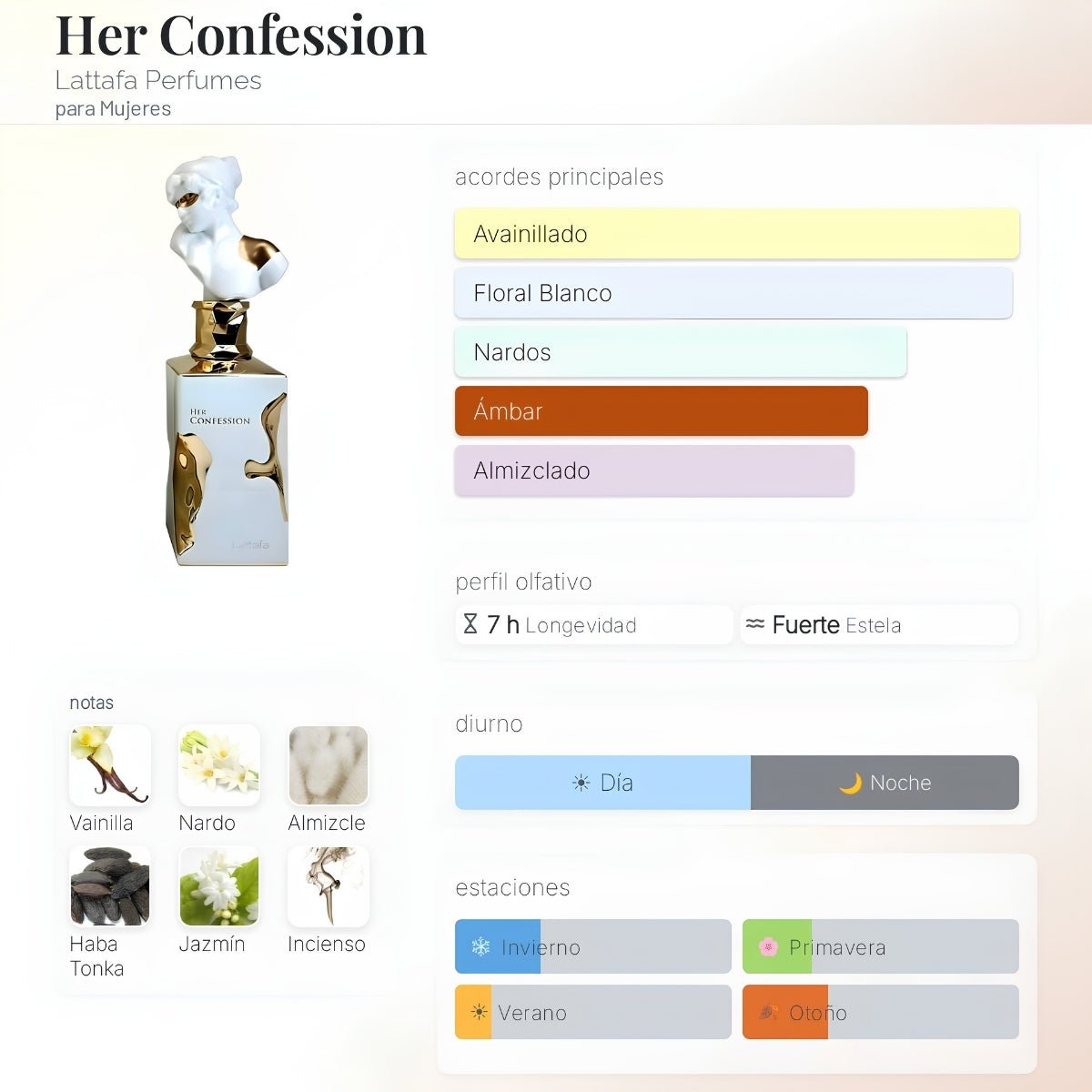 DECANT LATTAFA HER CONFESSION EDP - PERFUMESJJ.CL