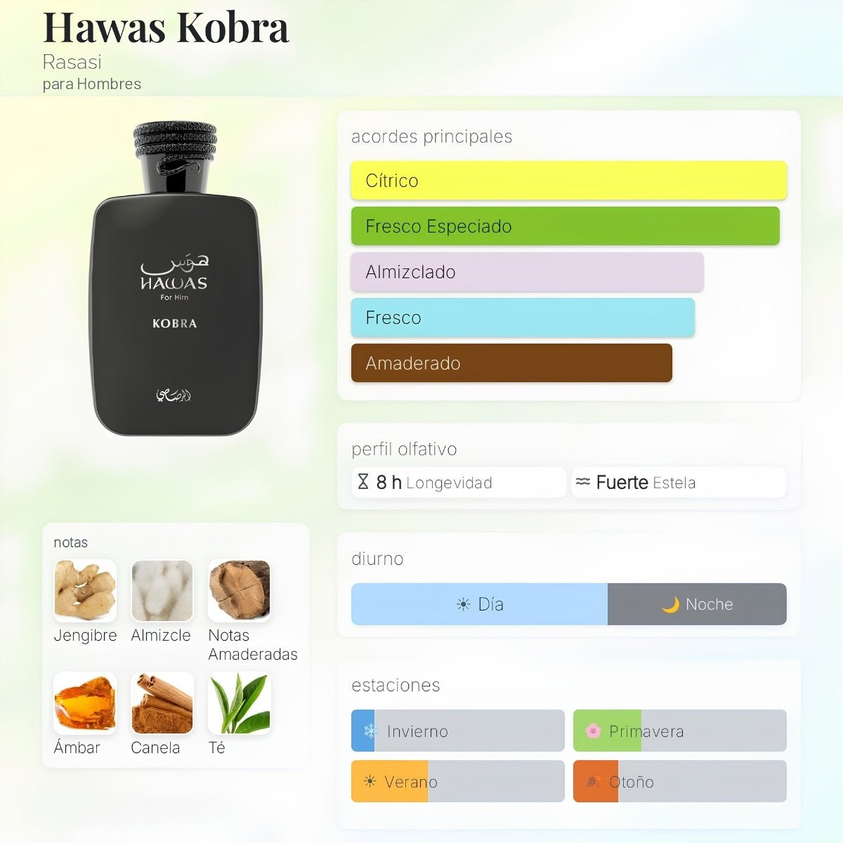 DECANT RASASI HAWAS KOBRA EDP - (LOUIS VUITTON IMAGINATION) - PERFUMESJJ.CL