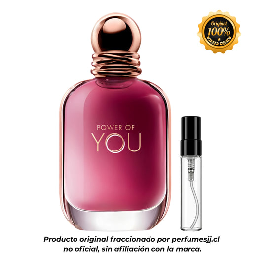 Perfume power of you armani decant original dulce maracuya • Perfumesjj.cl