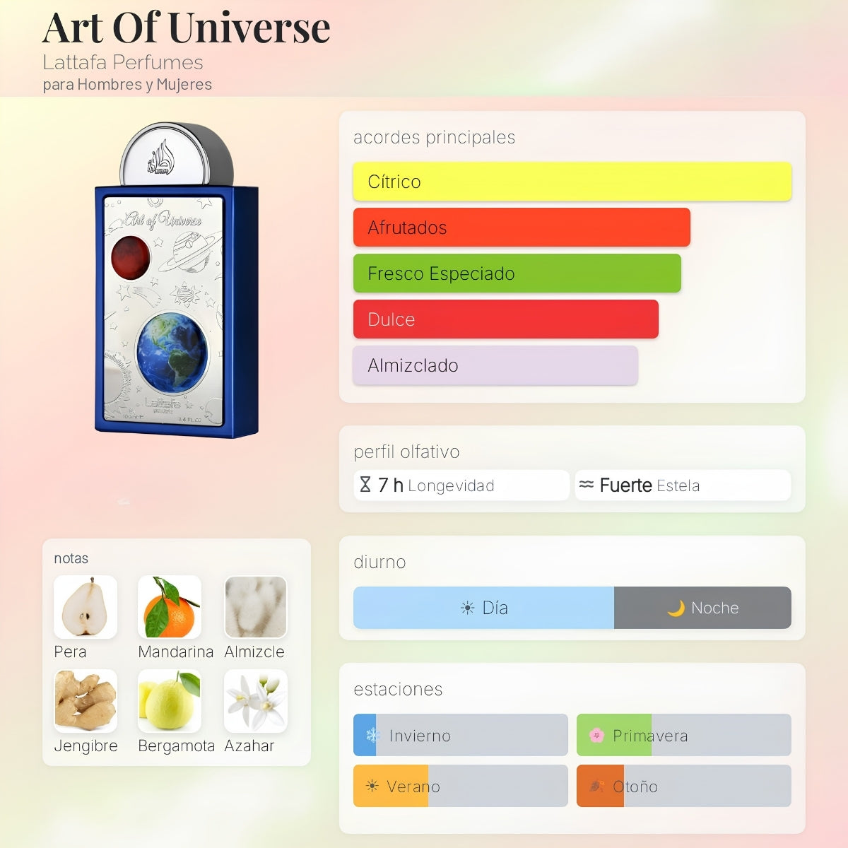 Lattafa Art Of Universe EDP - Decant