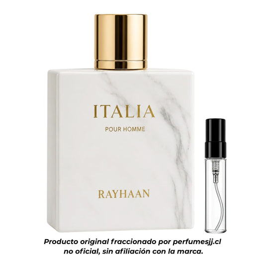 Rayhaan Italia Pour Homme EDP - Decant
