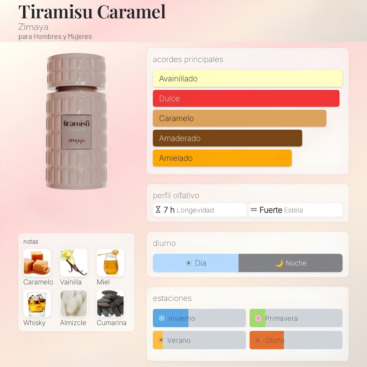 DECANT ZIMAYA TIRAMISÚ CARAMEL EDP - (BIANCO LATTE)